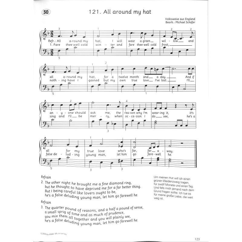 Mehr Songs für Klavier