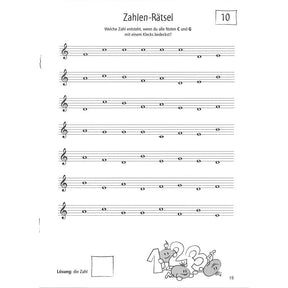 Das kleine Notenrätselbuch