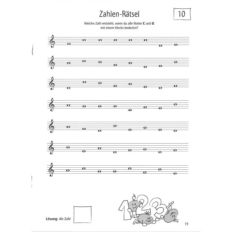 Das kleine Notenrätselbuch