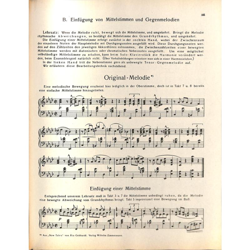 Jazz Klavierschule