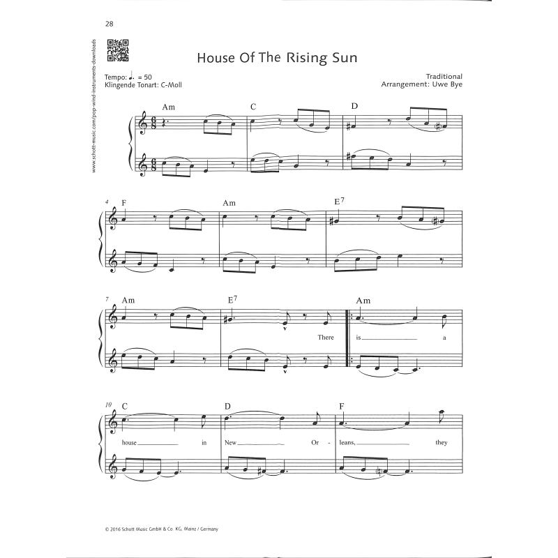 Pop for Alto Saxophone 1