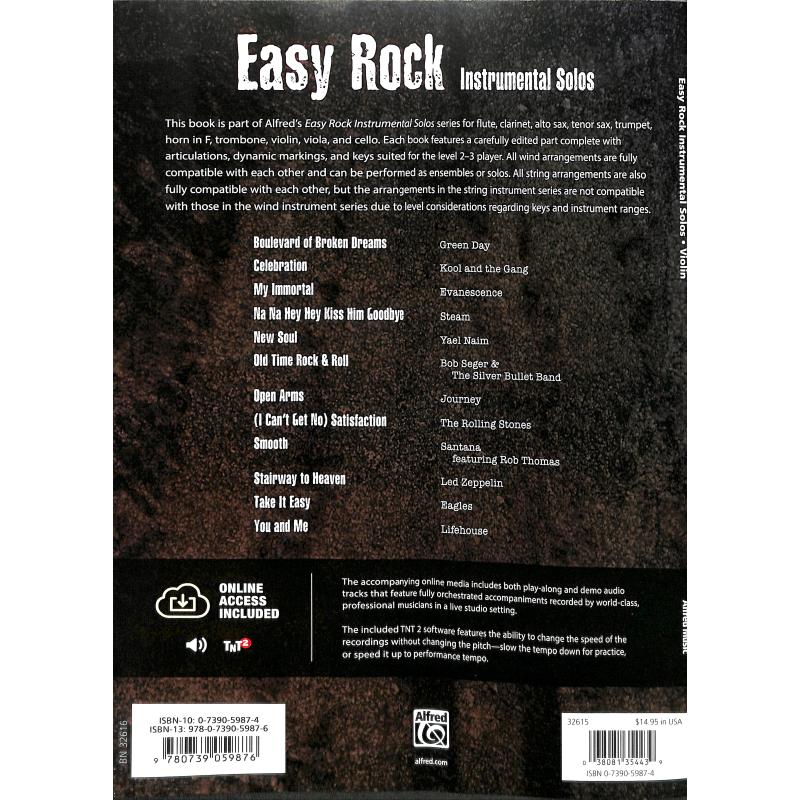 Easy Rock instrumental solos