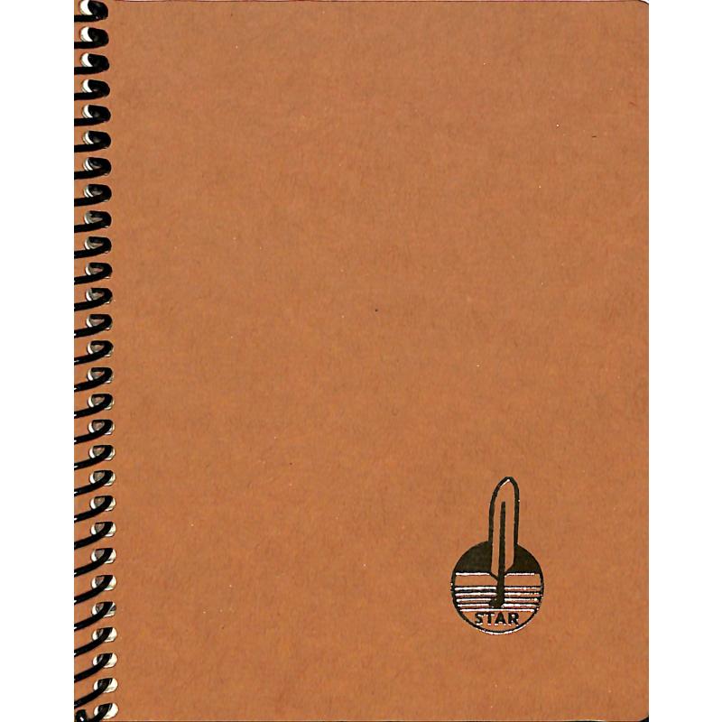 Noten Notiz Taschenbuch 9,5x14 Spiralheftung