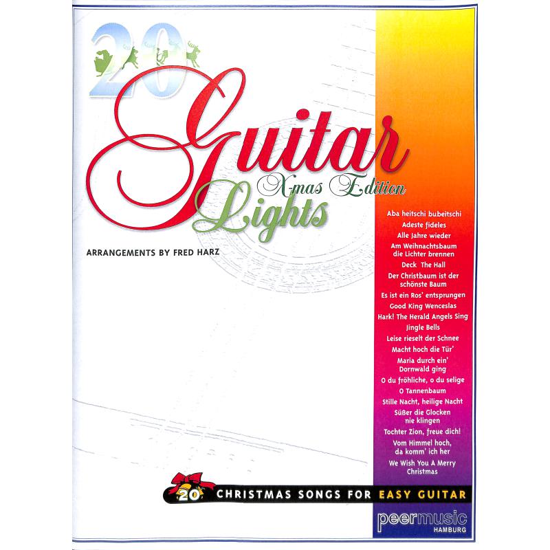 20 guitar lights Xmas edition