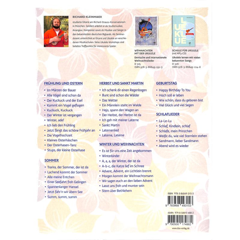 Mit der Ukulele durch das Jahr
