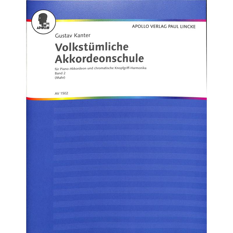 Volkstümliche Akkordeon Schule 2