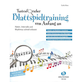 Tastenforscher Blattspieltraining von Anfang an