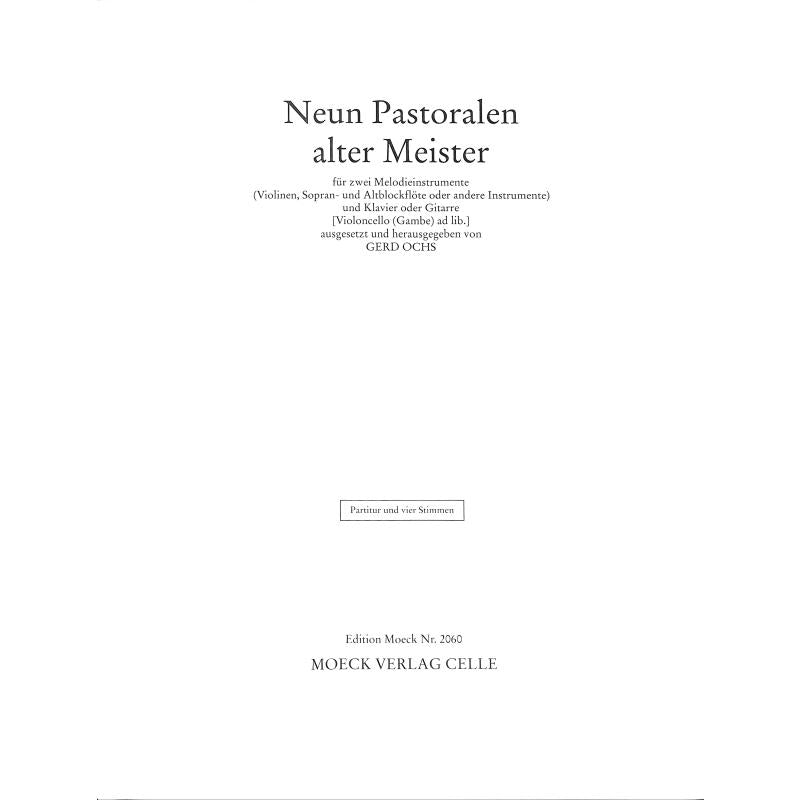 9 Pastoralen alter Meister