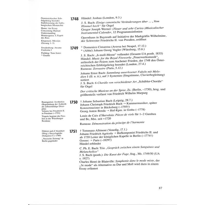 Neue Tabellen zur Musikgeschichte