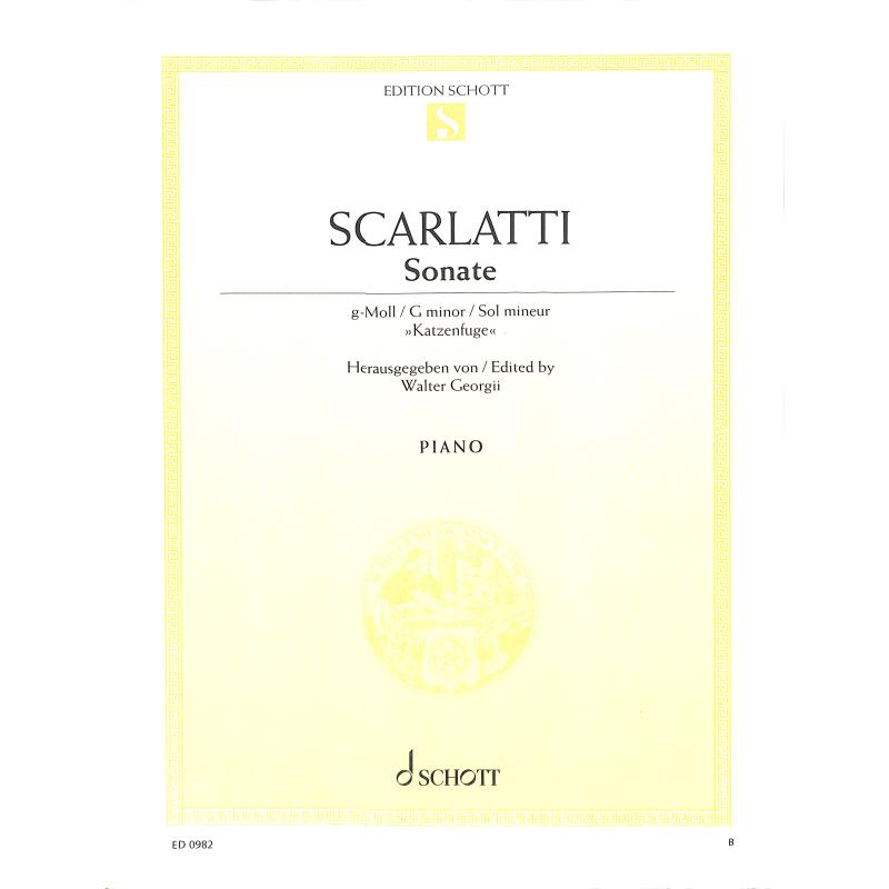 Katzenfuge - Sonate K 30 L 499