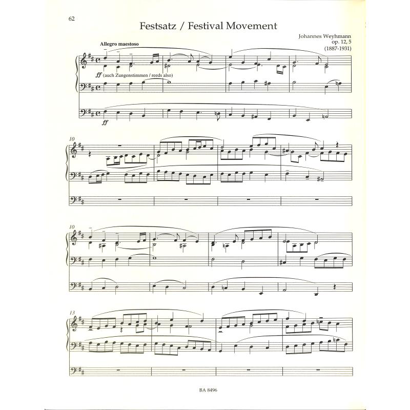 Orgelmusik zu Lob und Dank