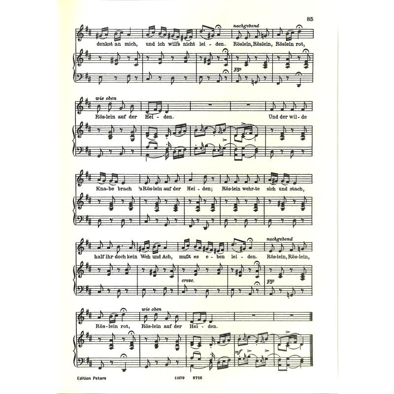 Klassiker des deutschen Liedes 1