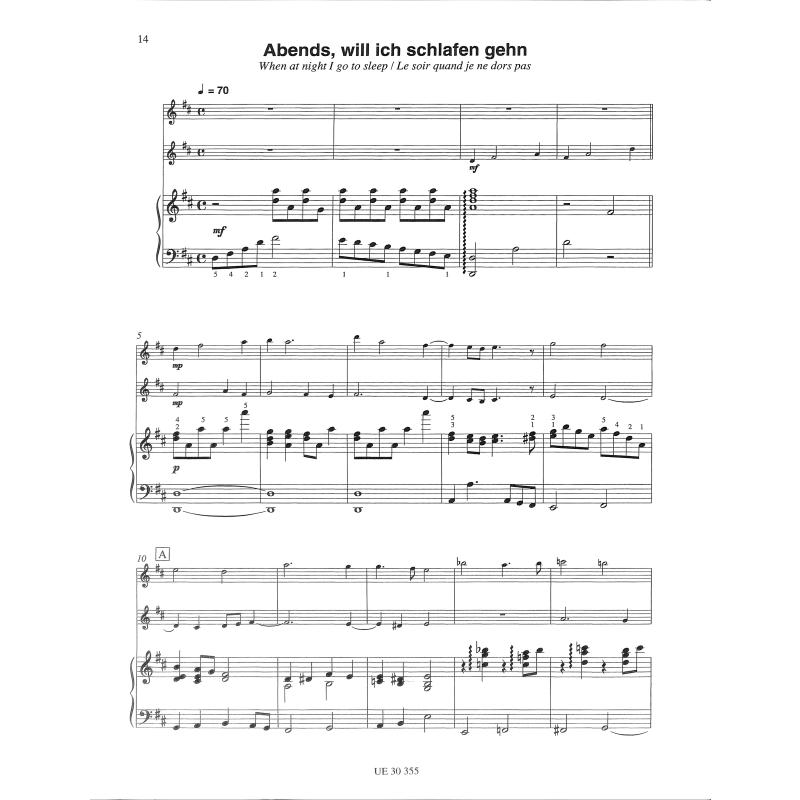 Hänsel + Gretel - ausgewählte Stücke