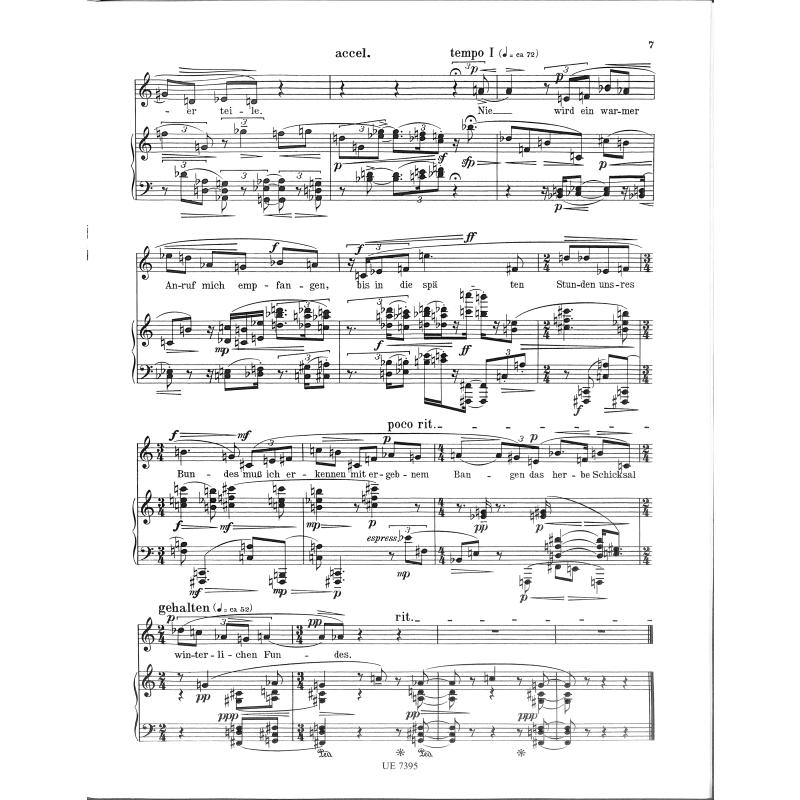 5 Lieder op 4