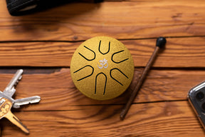 Pocket steel Tongue Drum Gold