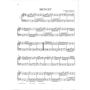 Notenbüchlein für Anna Magdalena Bach 1725