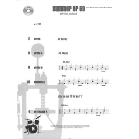 Drum along 1 - 10 classic Rock songs