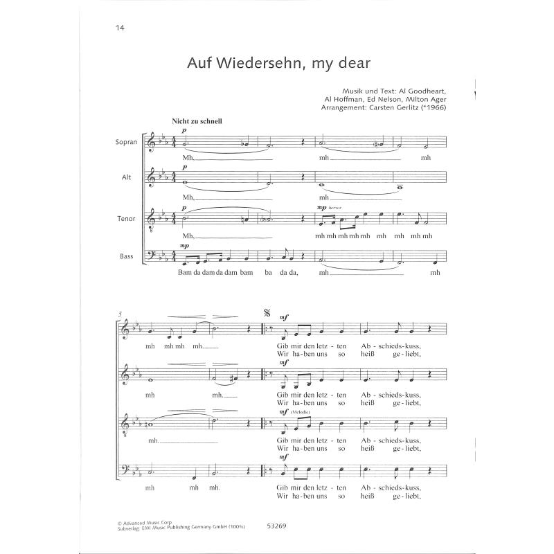 Da capo | Zugabestücke 1