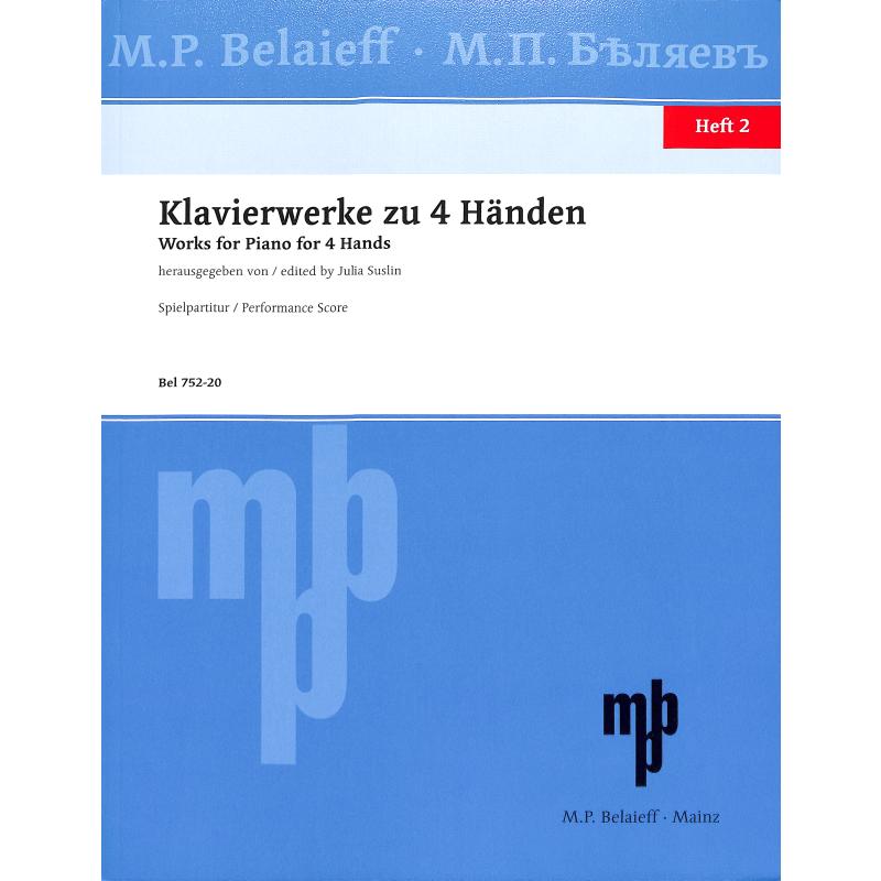 Klavierstücke zu vier Händen 2