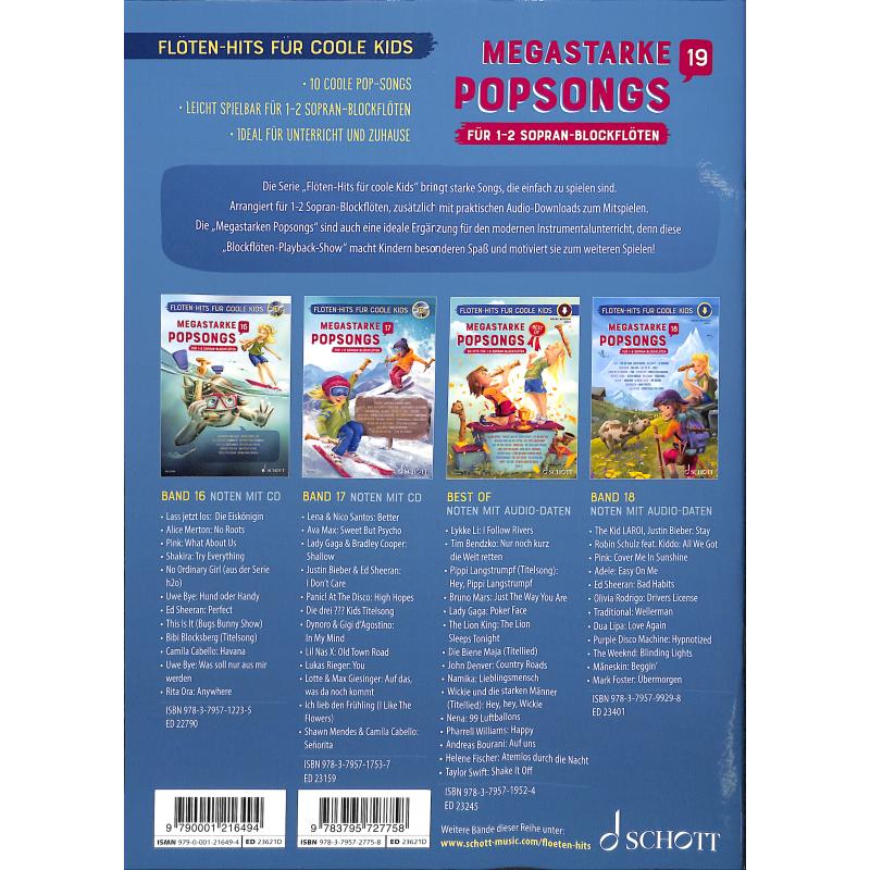 Megastarke Popsongs 19