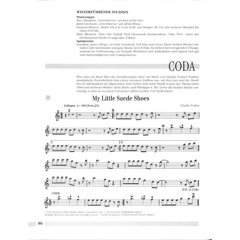 Die Jazz Methode für Saxophon 1