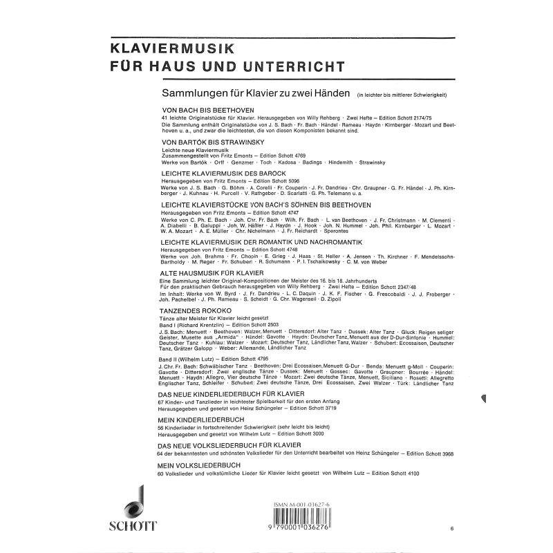 Von Bach bis Beethoven 2 | 43 leichte Originalkompositionen