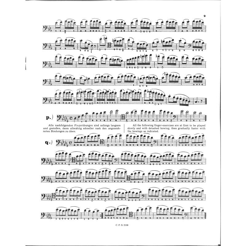 Kontrabass Schule 6-9