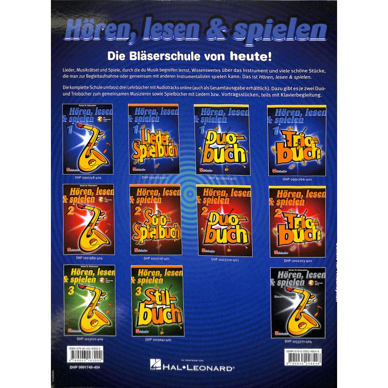 Hören lesen + spielen 1 - Schule