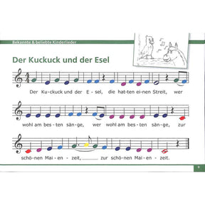 Meine bunten Noten für Klavier Keyboard Melodica + Triola |