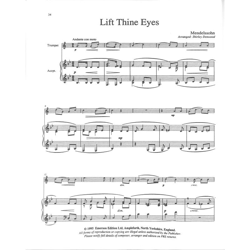 Trumpet in church