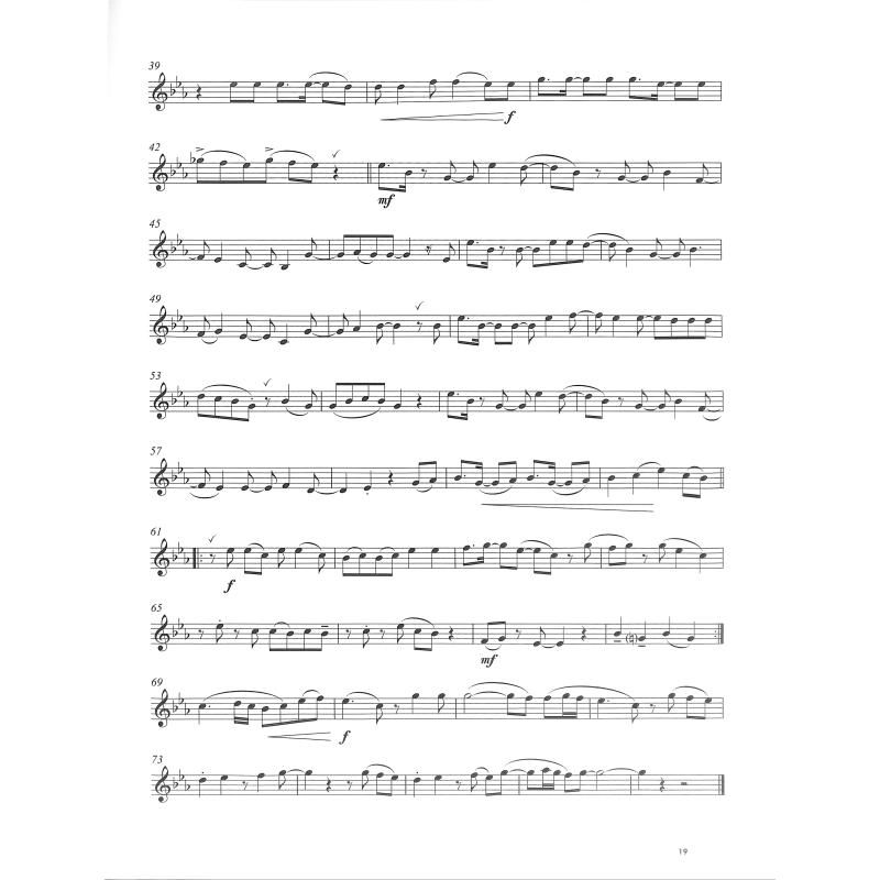 Play along for saxophone