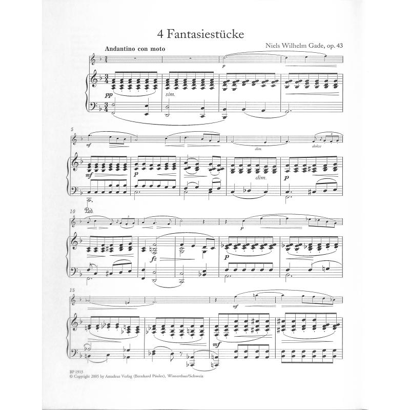 4 Fantasiestücke op 43
