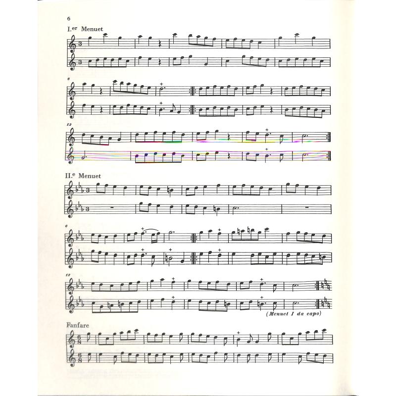 Babioles op 10 Bd 2 - 6 leichte Duette