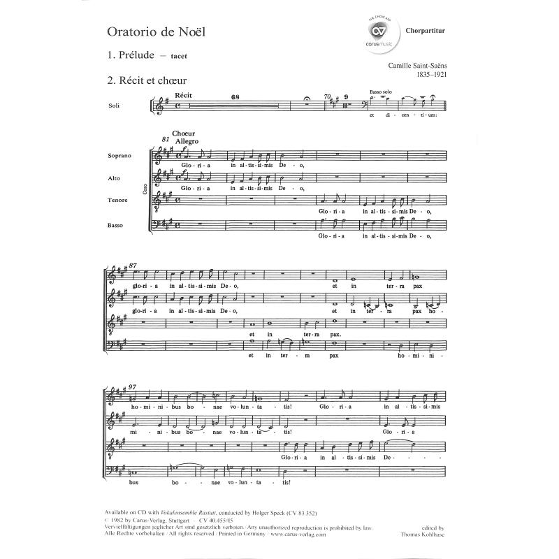 Oratorio de noel op 12