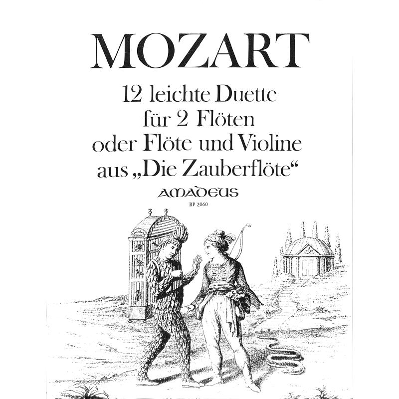 12 leichte Duette (Zauberflöte)