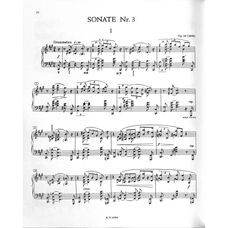 Klavierwerke 5 - Sonaten Nr 1-5 op 6 19 23 30 53