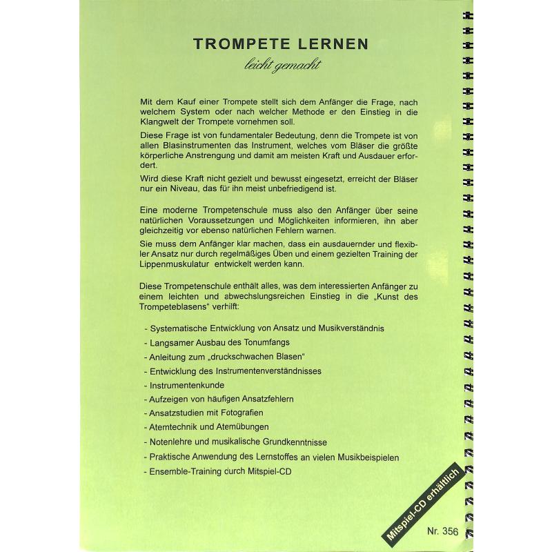 Trompete lernen leicht gemacht 1