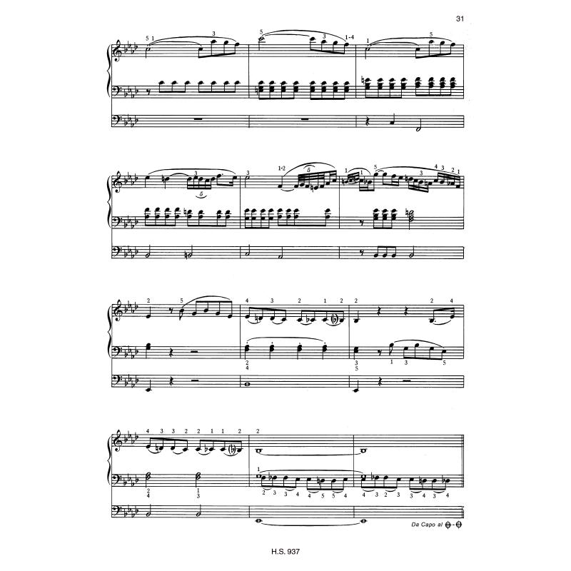 Sätze berühmter Sonaten für Klavier