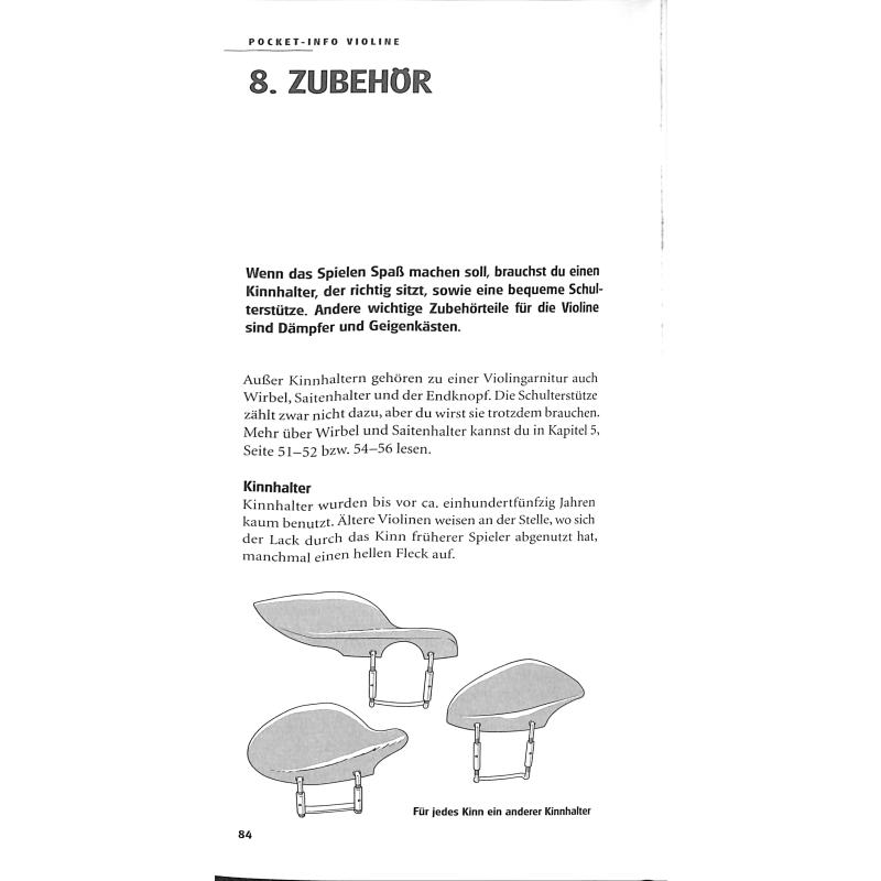 Pocket Info - Violine und Viola