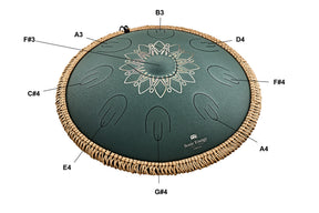 Octave Steel Tongue Drum 432Hz