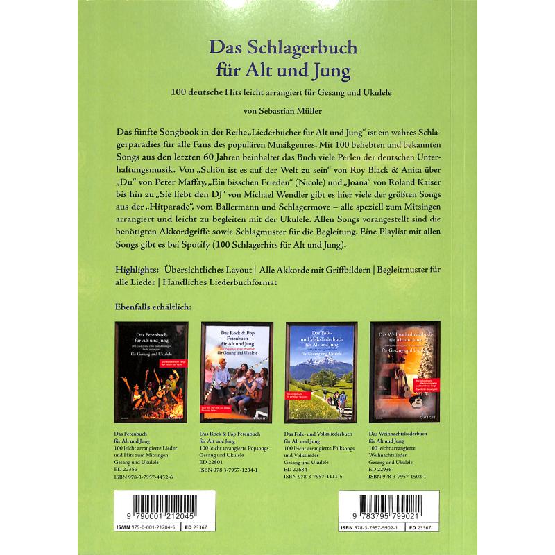 Das Schlagerbuch für Alt und Jung
