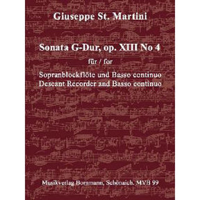 Sonate G-Dur op 13/4