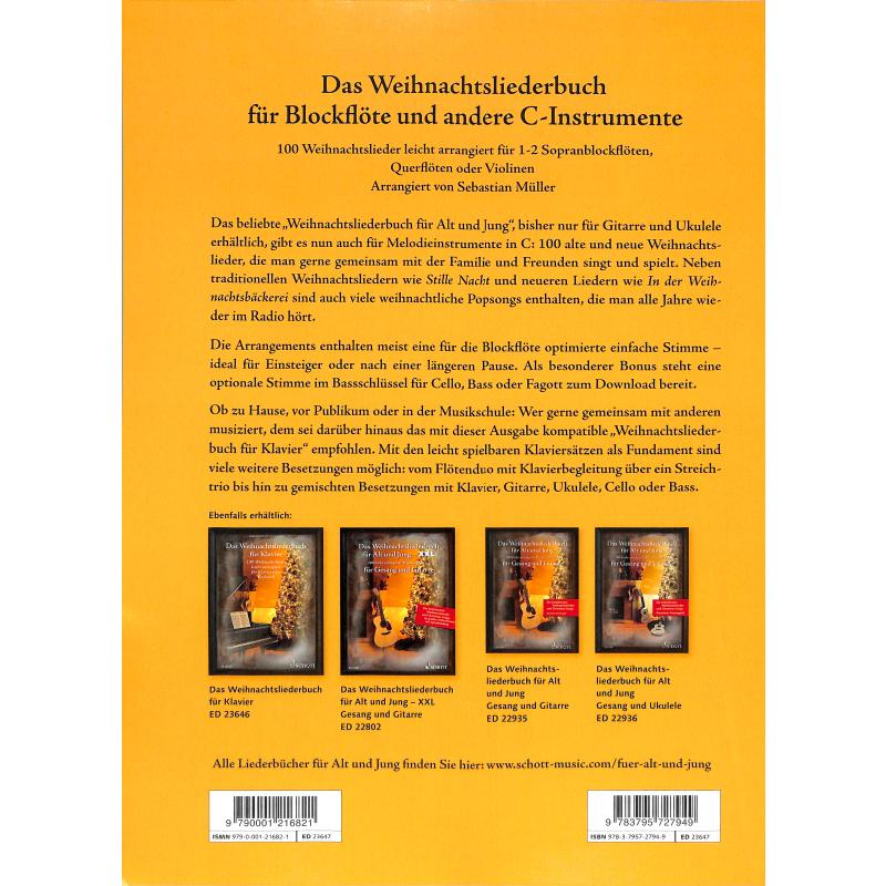Das Weihnachtsliederbuch