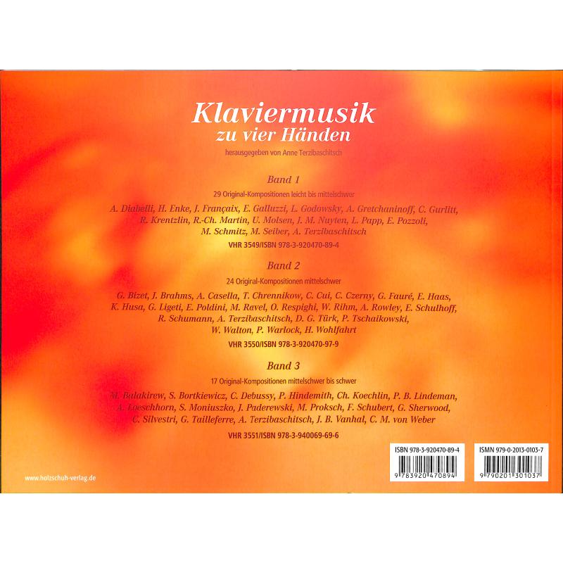 Klaviermusik zu vier Händen 1