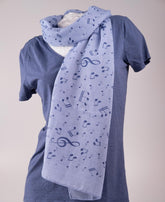 Schal NOTEN hellblau