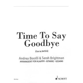 Time to say goodbye (con te partiro)