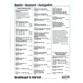 Dreistimmige Inventionen (Sinfonien) BWV 787-801