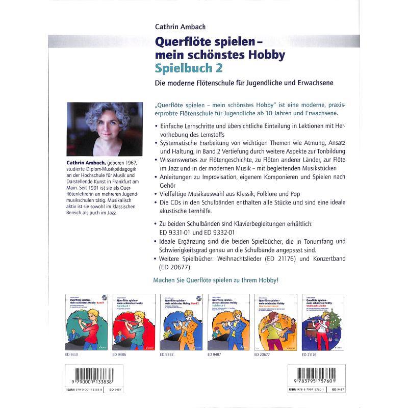 Querflöte spielen mein schönstes Hobby | Spielbuch 2