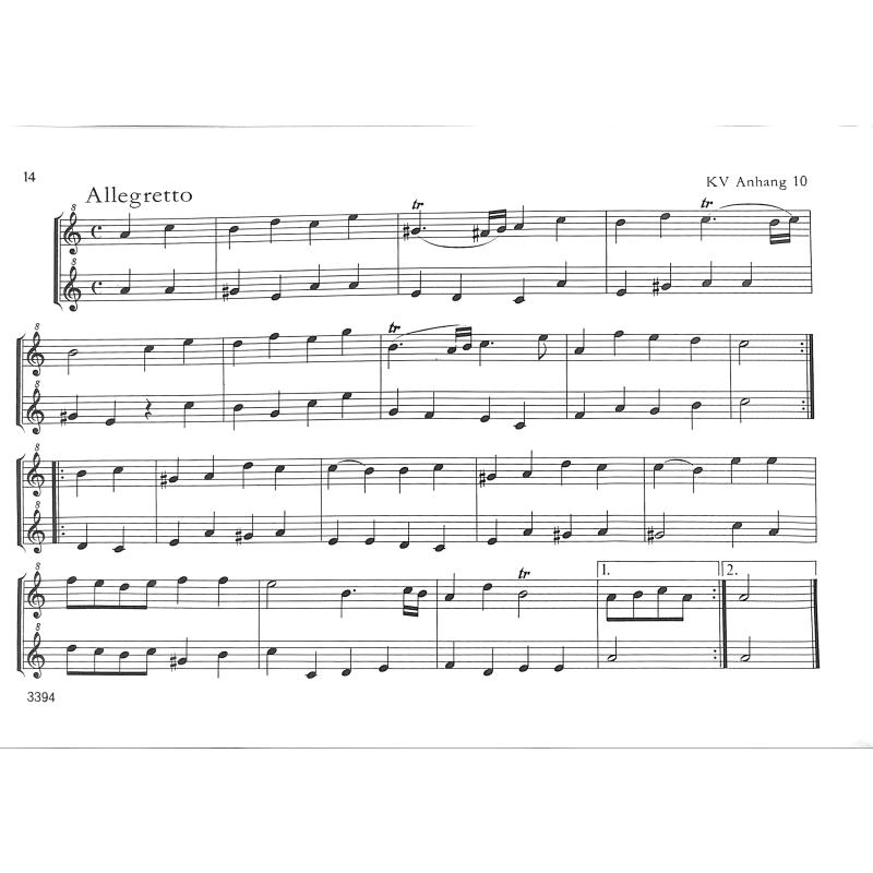 Für angehende Mozartfreunde