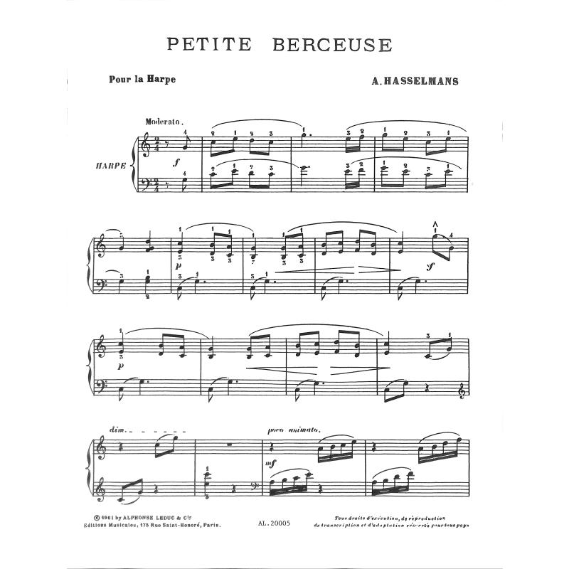 Petite berceuse op 11